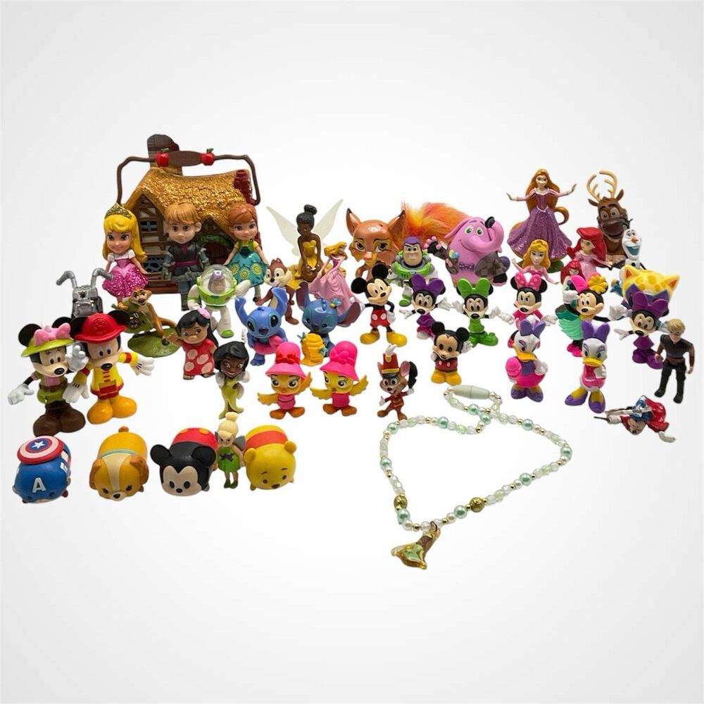 Lot Of Disney Mixed Figures Collectible Collection Assorted